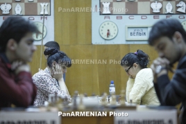 В Ереване состоялся блиц-турнир по шахматам, посвященный памяти героя Арцаха Роберта Абаджяна