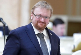 Скандально известный депутат Виталий Милонов выступит на конференции в Эчмиадзине