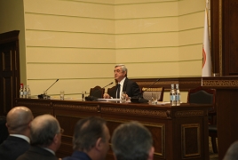 President Sargsyan says doesn't mind changing elections date