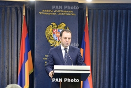Armenia defense chief due in Iran for bilateral, regional talks