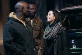 “The Defenders” reunites Jessica Jones, Luke Cage in new on-set pics
