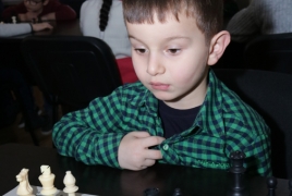 4-year-old boy looks set to make history in Armenian chess