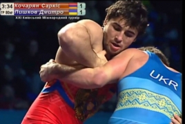 Армения выиграла золото, серебро и 2 бронзы в первый день  турнира борцов в Киеве