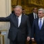 Президент Армении обсудил карабахское урегулирвоание с председателем Сената Франции