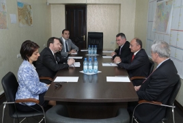 U.S. ambassador to Armenia meets ORO bloc leaders in Yerevan