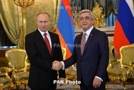 Путин: Россия продолжает содействовать урегулированию карабахского конфликта