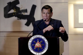 Philippines president calls European critics 