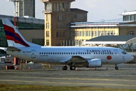«Տարոն-Ավիա»-ի առաջին` Գյումրի-Կրասնոդար-Գյումրի թռիչքը` ապրիլի 25-ին