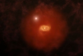 Early galaxies found hiding in “super halos” of hydrogen
