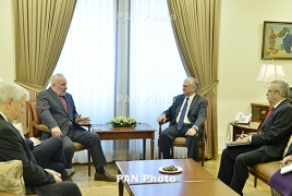 OSCE Minsk Group co-chairs, FM Nalbandian talk Karabakh settlement