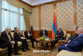 Karabakh conflict: Armenia president, OSCE envoys meet in Yerevan