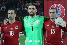 Голкипер сборной Армении: Мы должны делать все для победы в каждом матче, чтобы бороться за выход в  финал ЧМ