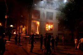 Paraguay protesters set fire to Congress after secret Senate vote