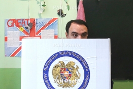 Armenian Renaissance party leader votes for Armenia’s rebirth