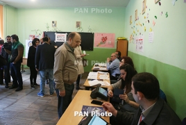 50.93% of Armenian voters cast ballots as of 5pm