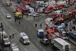 Число жертв взрыва в метро в Петербурге достигло 14 человек