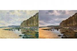 “Reverse Prisma” AI turns Monet paintings into photos