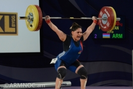 Армянская тяжелоатлетка Сона Погосян выиграла бронзу ЧЕ