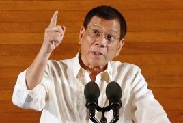Duterte says will reinforce, not militarise, South China Sea islets