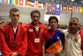 Армянские самбисты завоевали 5 медалей на чемпионате Европы