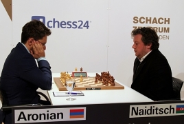Аронян одержал третью победу подряд на Grenke Chess Classic
