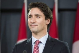 Canada's Trudeau commemorates 102nd anniv. of Armenian Genocide
