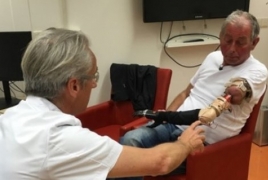 This prosthetic arm is powered by Bluetooth and patient’s brain