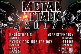 Metal Attack 2017 երկօրյա փառատոն՝ Երևանում