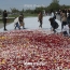 В мемориальном комплексе памяти жертв Геноцида прошел традиционный сбор цветов