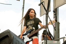 Metallica’s Robert Trujillo performs live with 12-year-old son and Korn