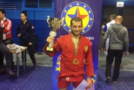 Самбист Тигран Киракосян стал чемпионом Европы