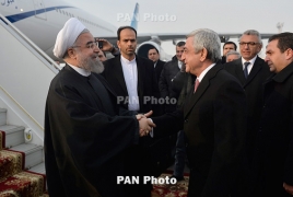 Саргсян поздравил Роухани с победой на президентских выборах в Иране