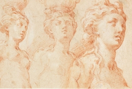 Renaissance master's rediscovered sketch offered at Bonhams sale