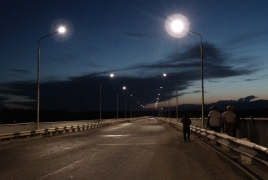 Նոր Հաճընի կամուրջը լուսավորվել է էներգախնայող լամպերով