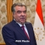 Tajikistan's president arrives in Armenia