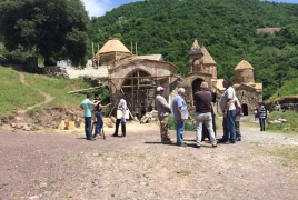 В Карабахе начали реставрировать одну из церквей монастыря  Дадиванк
