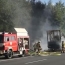 Many killed as tour bus bursts into flames after collision in Germany