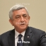 Президент РА: Армения продолжит прилагать усилия для укрепления отношений с Францией