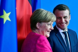 Макрон и Меркель объявили о планах по созданию франко-германского истребителя