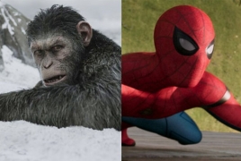 'Planet of the Apes' topples 'Spider-Man: Homecoming' at box office