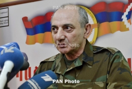 Top Armenian officials congratulate newly-elected Karabakh president