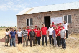 ՎիվաՍել-ՄՏՍ-ը Կաթնաղբյուրում ապրող ընտանիքի համար տուն է կառուցում