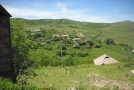 Azerbaijan opens fire towards Armenian village