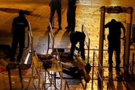 Israel to remove metal detectors in Jerusalem's Old City