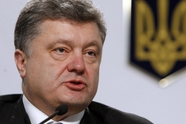 Ukraine leader urges Russia to stop delivering arms to rebels