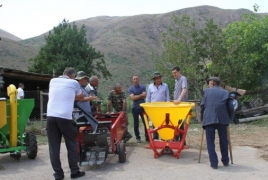 New agricultural equipment for border Armenian community