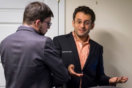 Aronian retains leader's spot after Sinquefield Cup draw with Svidler