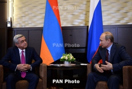 Armenian, Russian presidents to talk Karabakh in Sochi