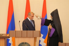 Bako Sahakyan sworn in as Karabakh president