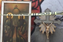 Several objects stolen from Istambul's Armenian church